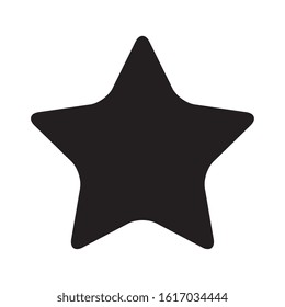 silhouette of star decoration christmas isolated icon vector illustration design