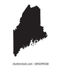 silhouette of the state of Maine