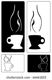 Silhouette Steaming Cup Tags