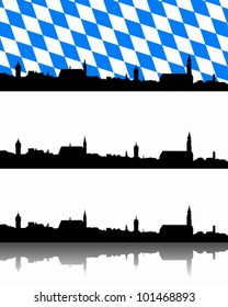 Silhouette of Straubing, Bavaria