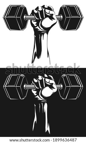 Silhouette Strong Hand Fixed Hex Dumbbells