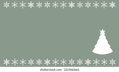 ilustración de fondo de árbol de navidad estilo silueta