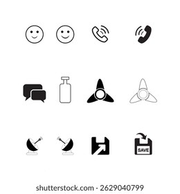 "Silhouette style flat icons, vector design, Illustrator