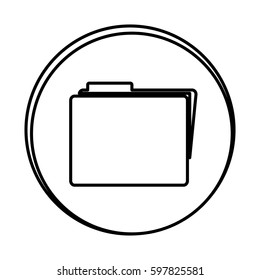 silhouette symbol file icon, vector illustraction design image