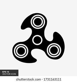 Símbolo de silueta, tirador de la mano. Ilustración vectorial.