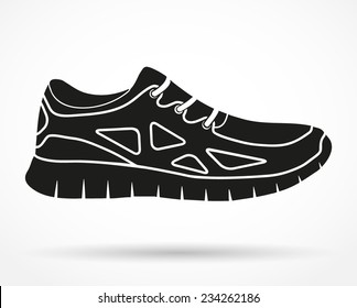 tennis shoe silhouette