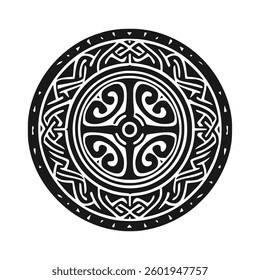 The Silhouette Symbol Viking Vector