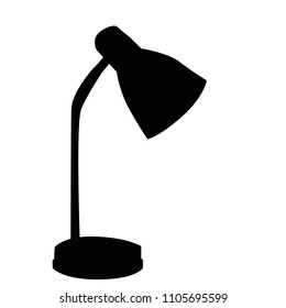 silhouette of table lamp