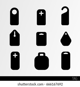 silhouette tag set