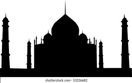 1,527 Taj mahal outline Images, Stock Photos & Vectors | Shutterstock