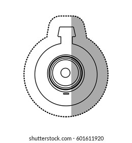 silhouette technology digital webcan icon, vector illustration design