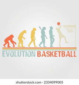 Silhouette Of Theory Of evolution Of Man Human Development From Monkey To Caveman, Farmer Basketball Baseball Excavator Skater Dancing Sword Karate Surfer Poker Evolution Sketch Vector Illustration