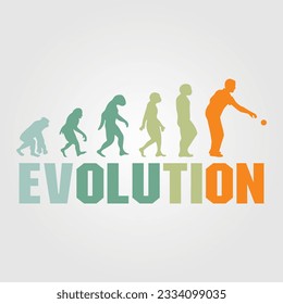 Silhouette Of Theory Of evolution Of Man Human Development From Monkey To Caveman, Farmer Basketball Baseball Excavator Skater Dancing Sword Karate Surfer Poker Evolution Sketch Vector Illustration