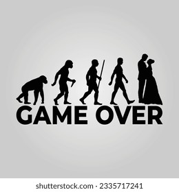 Silhouette Of Theory Of evolution Of Man Human Development From Monkey To Caveman, Farmer Basketball Baseball Lineman Pole Dancer Dancing Sword Karate Surfer Poker Evolution Sketch Vector Illustration