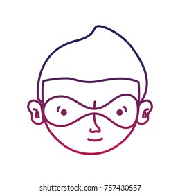 silhouette thief crimical head with mask design