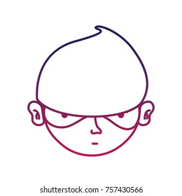 silhouette thief crimical head with mask design