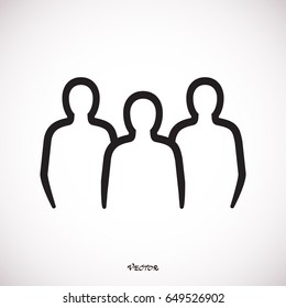 Silhouette Of Three People