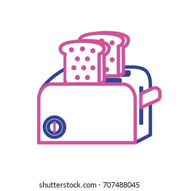 silhouette toaster technology kitchen utensil object