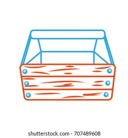 silhouette tool box to save equipment to service repair