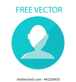 silhouette torso free vector style flat