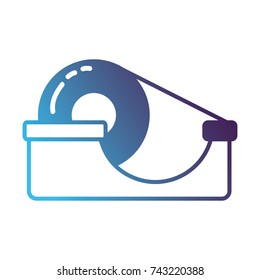 silhouette transparent adhesive tape object design