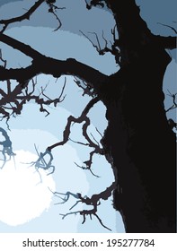  silhouette tree