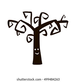 Silhouette of tree icon