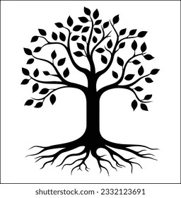 Silhouette tree photo and vector images
