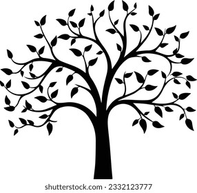 Silhouette tree photo and vector images