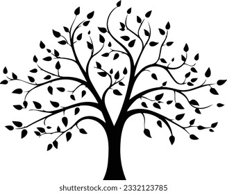 Silhouette tree photo and vector images