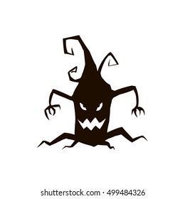 Silhouette of tree or stump icon