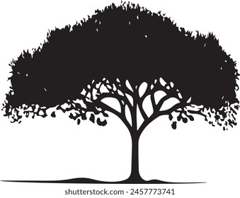 silueta de un árbol-pájaro, silueta, águila, Vector, volar, ilustración, ala, animal, pájaros, negro, naturaleza, tatuaje, pluma