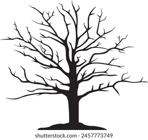 silueta de un árbol-pájaro, silueta, águila, Vector, volar, ilustración, ala, animal, pájaros, negro, naturaleza, tatuaje, pluma