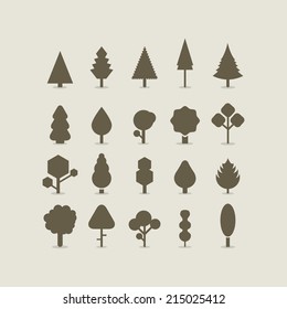 Silhouette of trees