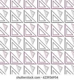 silhouette triangle ruler tool to study background