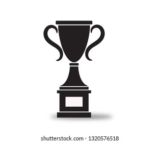 Silhouette of a trophy. Vector illustration design - Vector