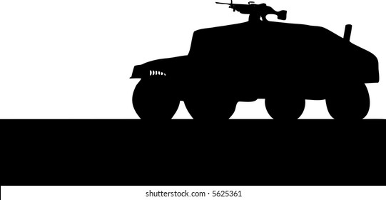 Military Vehicle Silhouette Images Stock Photos And Vectors Shutterstock