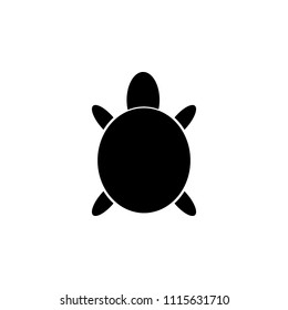 silhouette of a turtle icon. Element of animals icon for mobile concept and web apps. Detailed silhouette of a turtle icon can be used for web and mobile on white background