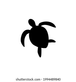 Vectores de tortuga de silueta buenos para la educación y la recolección
