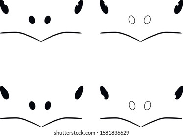 A silhouette of a turtle in vector. Icons for business. Silhouettes of animals.