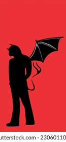 silhouette of the usual crime symbol