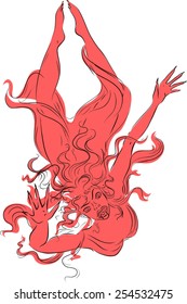 Silhouette of vampire