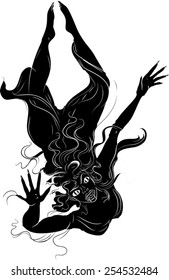 Silhouette of vampire