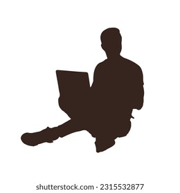  silhouette vector art, icon, and Graphics vecetor