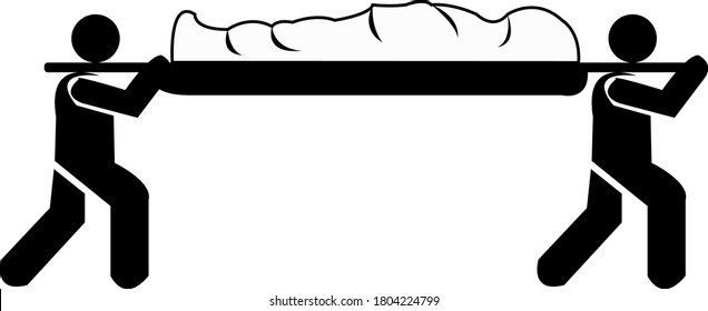Silhouette vector art two