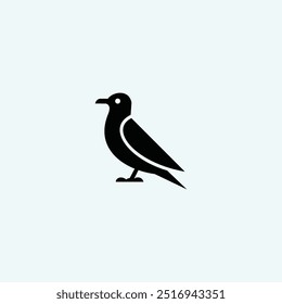 silhouette vector bird icon design