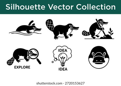 Silhouette, Vektorgrafik einzeln auf weißem Hintergrund