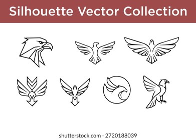 Silhouette, Vektorgrafik einzeln auf weißem Hintergrund