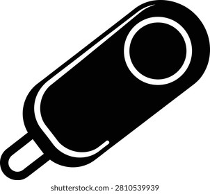 Silhouette vector digital remote control button electronic device icon design