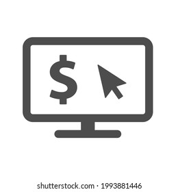 silhouette vector icon isolated on white background. icon for web, mobile apps, ui design and print
